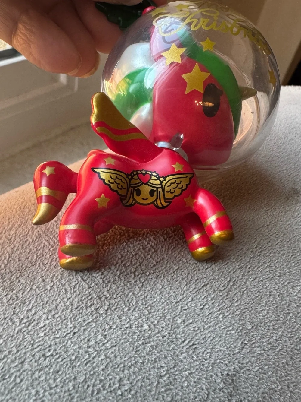 Tokidoki unicorno merry Christmas Ornament ( no string)